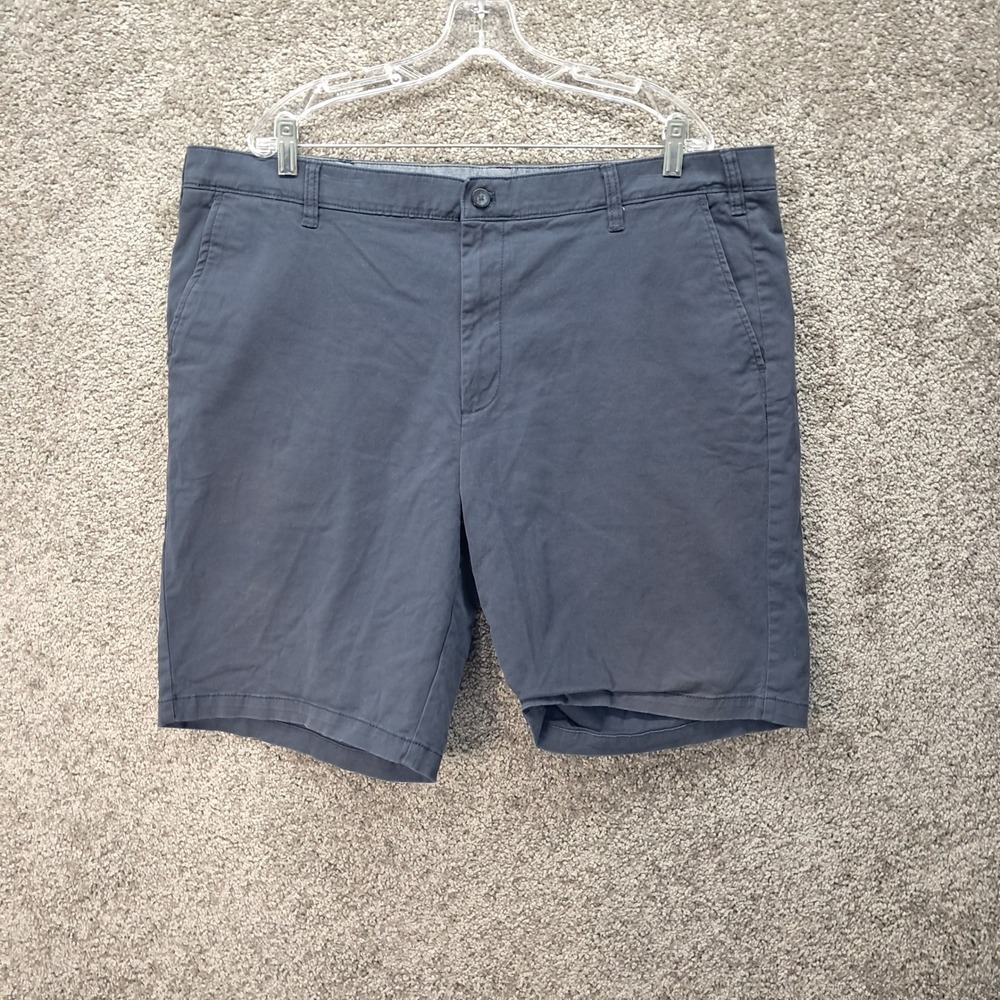 Nautica Mens Classic Fit Chino Shorts Navy Blue Stretch Cotton 42W NAETCIBA2